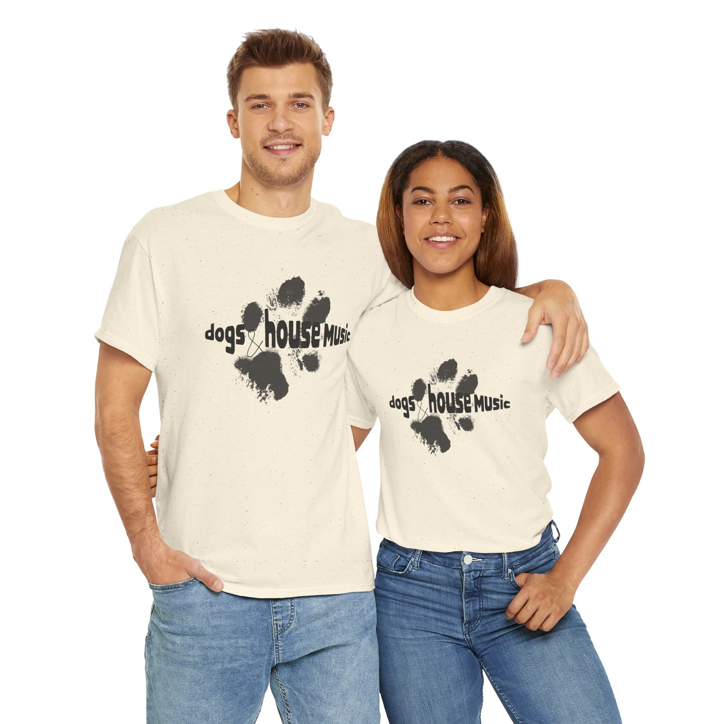 Dogs & House Music – Heavy Cotton Signature Tee