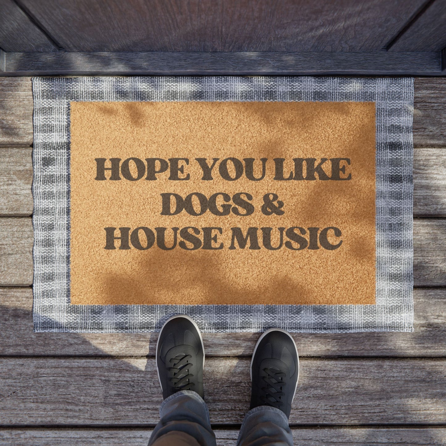 Dogs & House Music Doormat β The Inspiration Behind It All! πΆπΆ