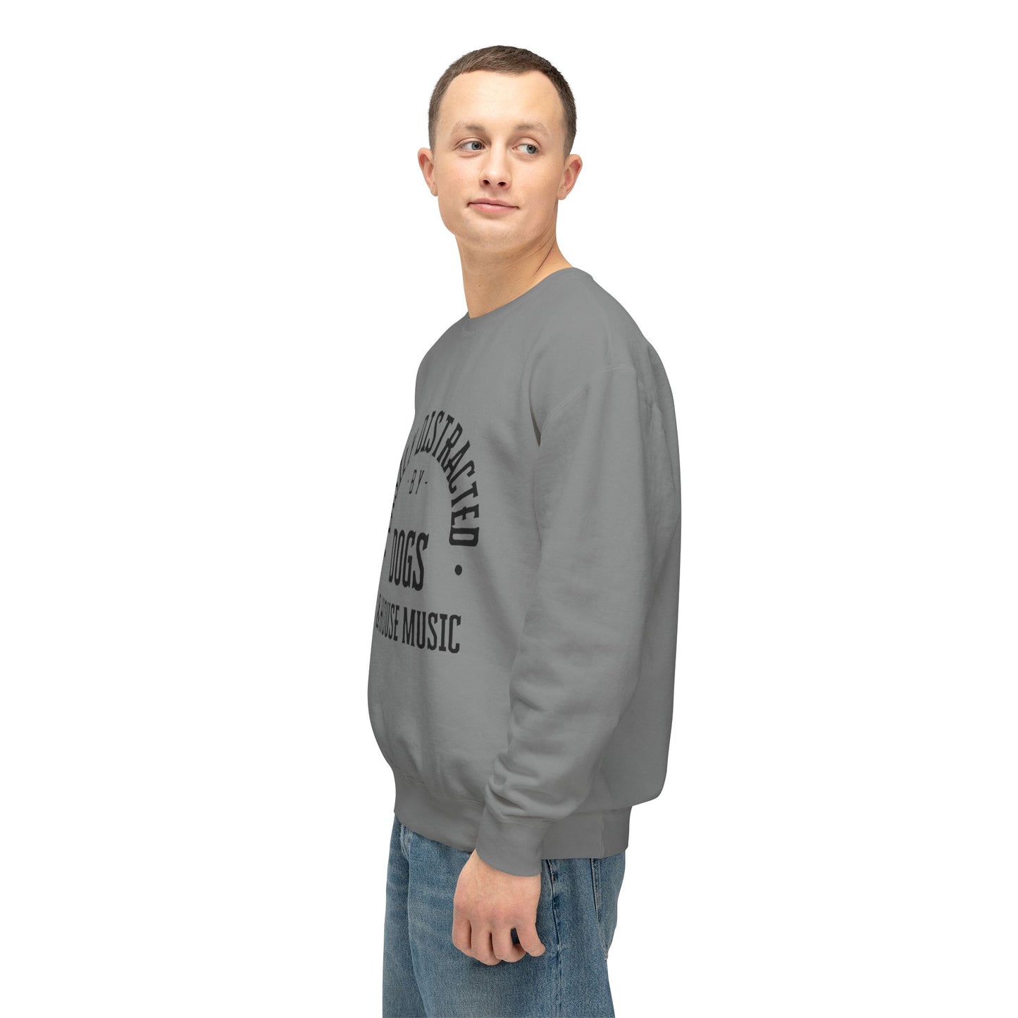 Dogs & House Music Unisex Crewneck β Cozy, Stylish & Eco-Friendly πΆπΆ