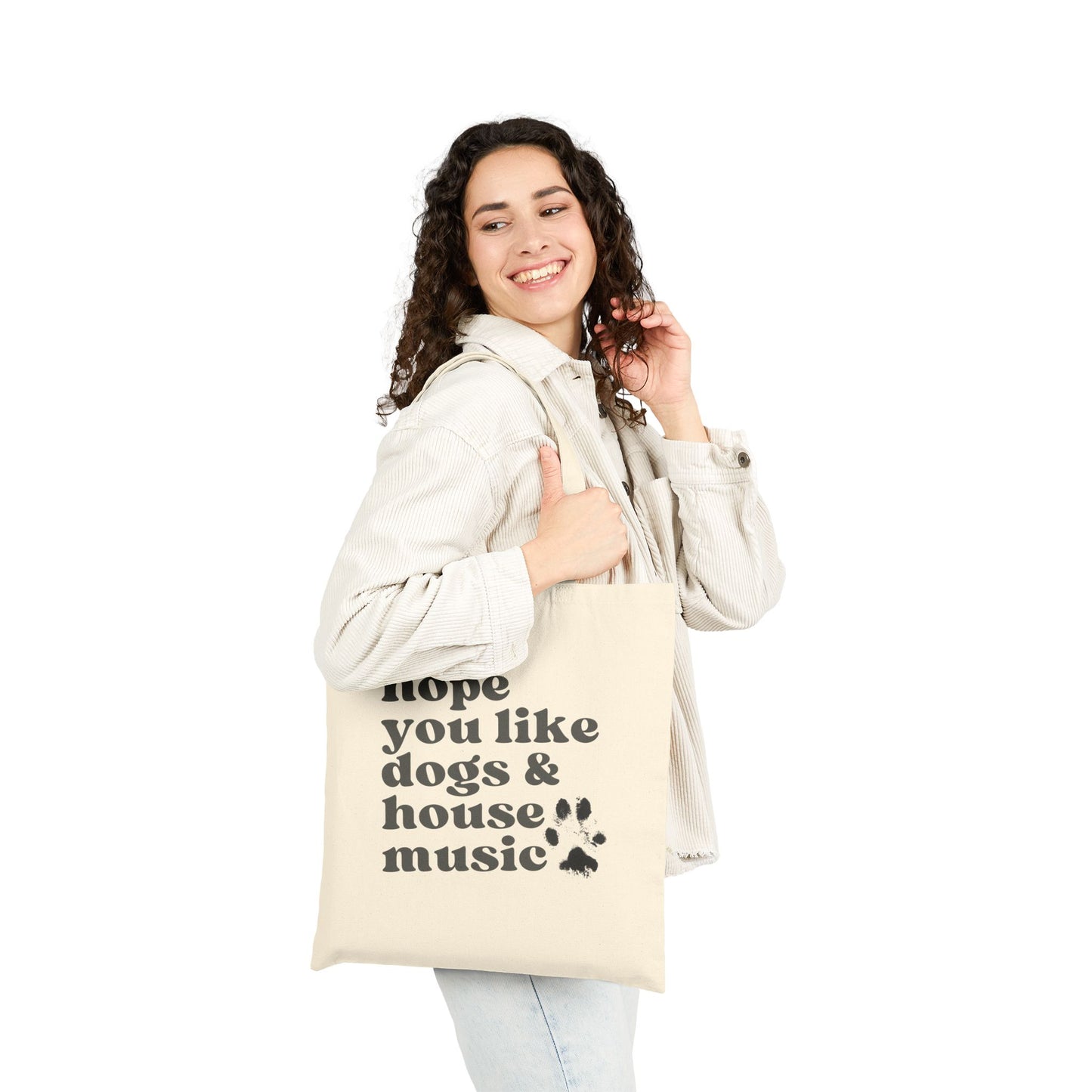 Tote Bag Dogs & House Music