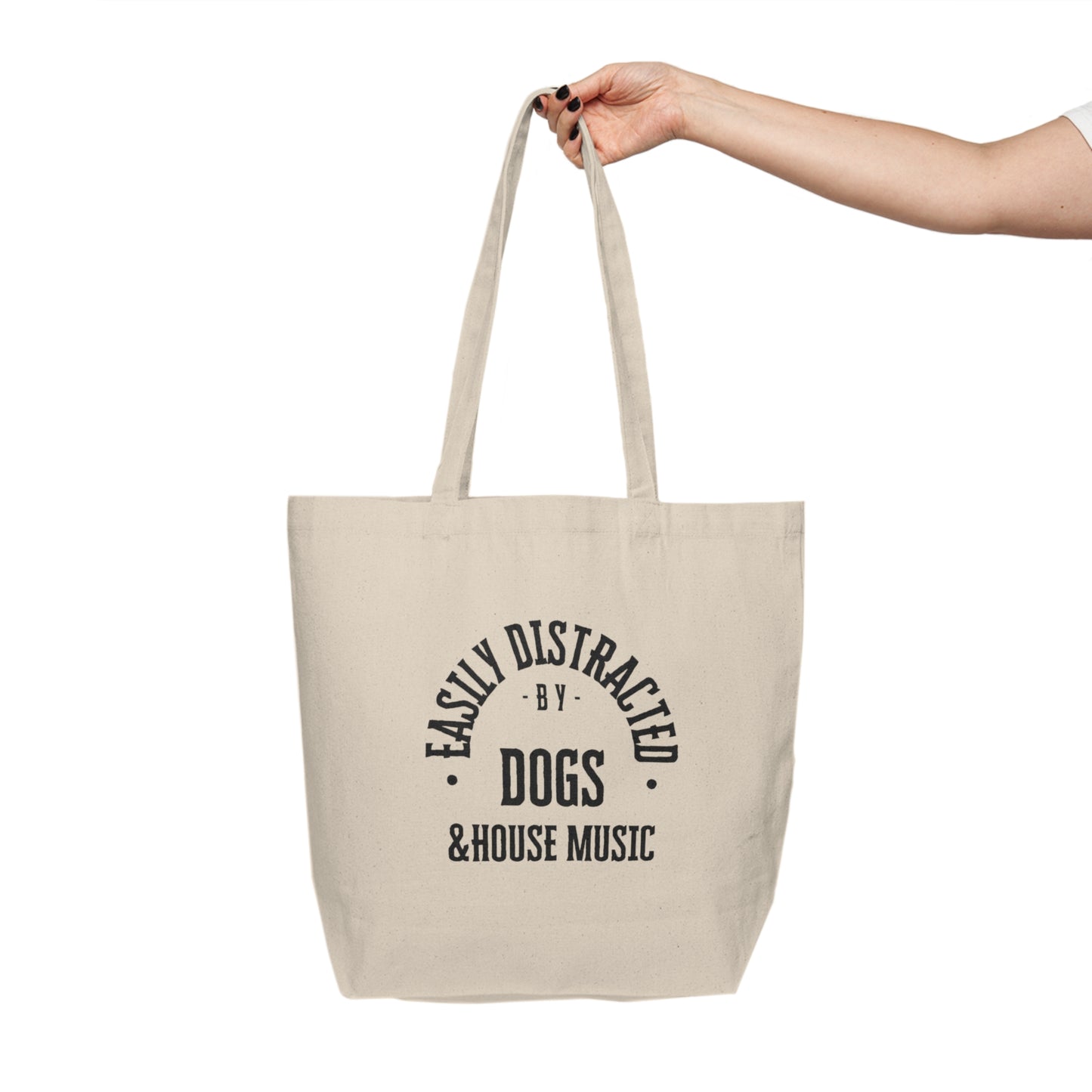 Dogs & House Music Tote Bag – Style Meets Functionality 🎶🐶