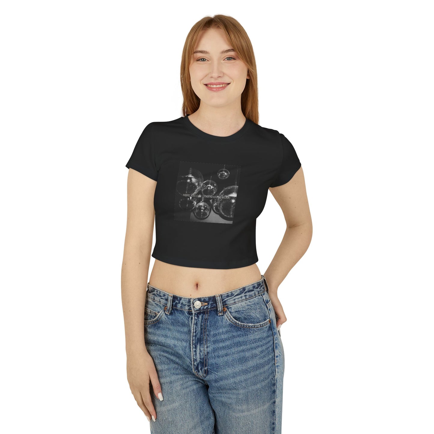 Dogs & House Music – Women’s Baby Tee