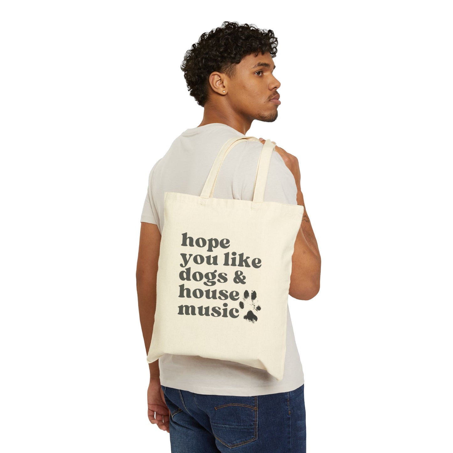 Tote Bag Dogs & House Music