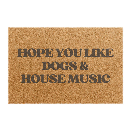 Dogs & House Music Doormat – The Inspiration Behind It All! 🎶🐶