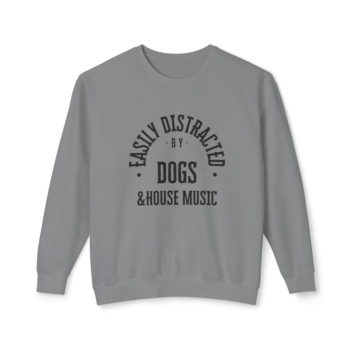 Dogs & House Music Unisex Crewneck – Cozy, Stylish & Eco-Friendly 🎶🐶