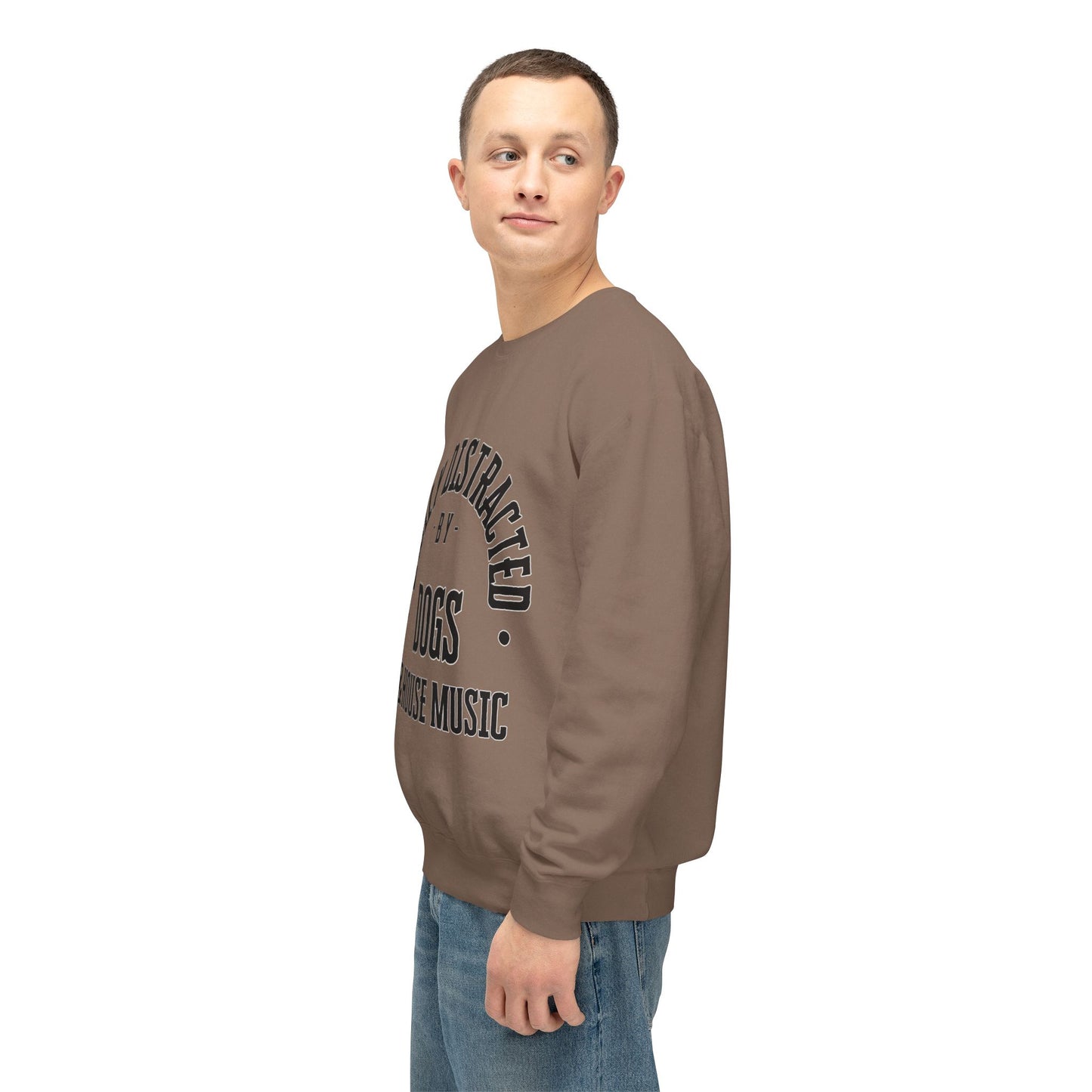 Dogs & House Music Unisex Crewneck – Cozy, Stylish & Eco-Friendly 🎶🐶