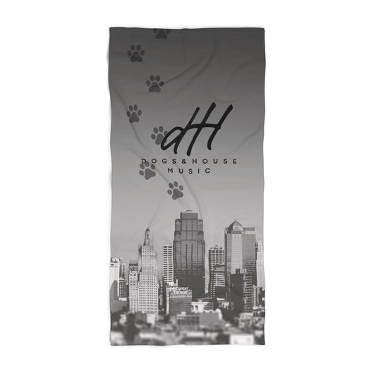 Dogs & House Music Beach Towel – Soak Up the Sun in Style 🌞
