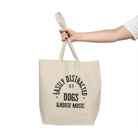 Dogs & House Music Tote Bag – Style Meets Functionality 🎶🐶