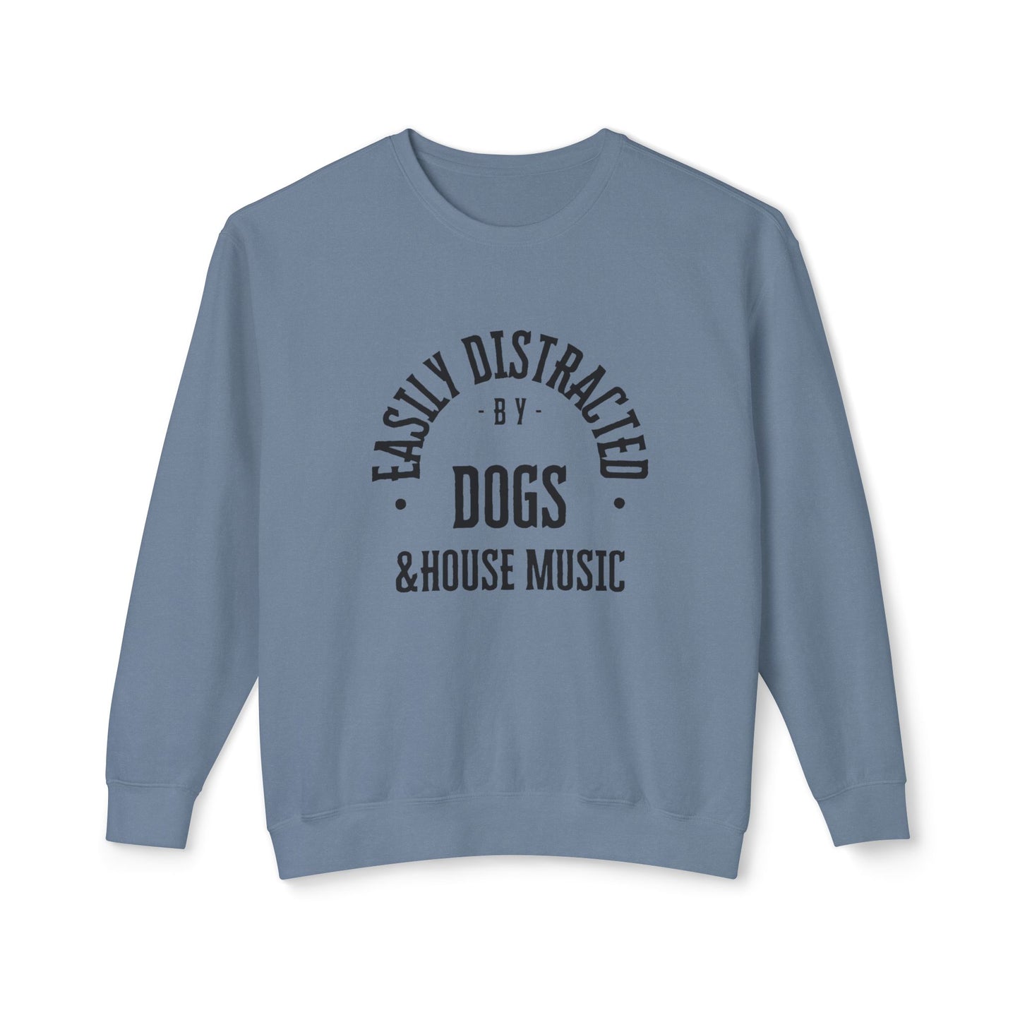 Dogs & House Music Unisex Crewneck – Cozy, Stylish & Eco-Friendly 🎶🐶