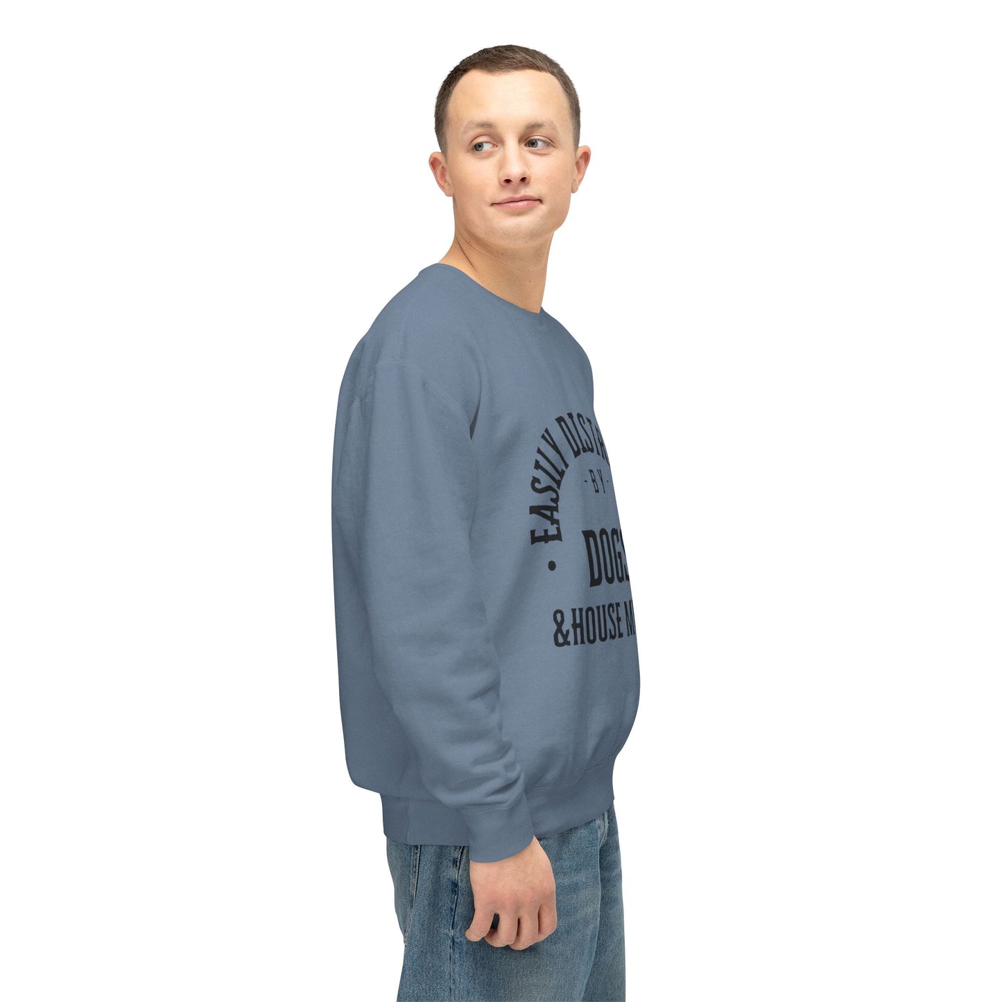 Dogs & House Music Unisex Crewneck – Cozy, Stylish & Eco-Friendly 🎶🐶