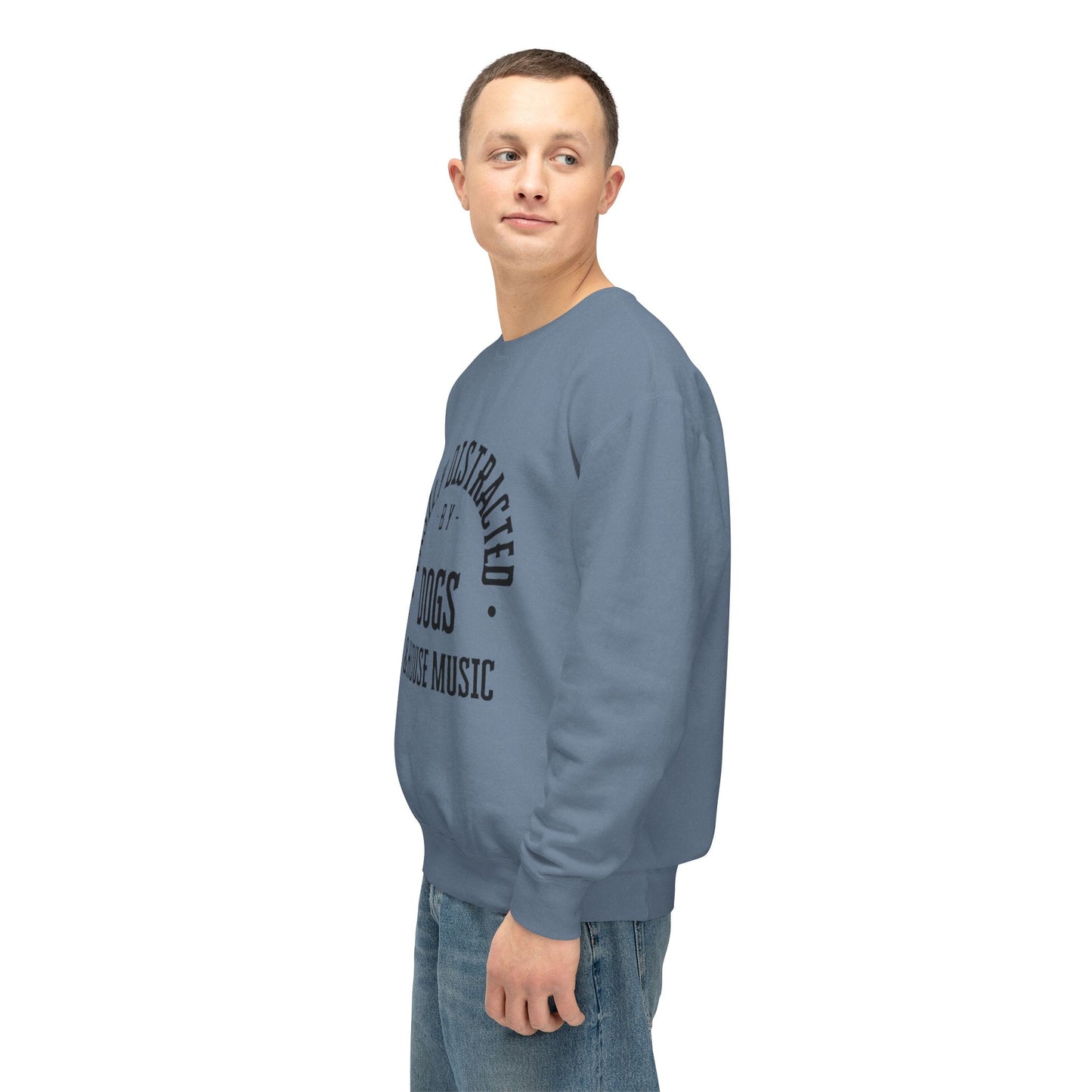 Dogs & House Music Unisex Crewneck – Cozy, Stylish & Eco-Friendly 🎶🐶